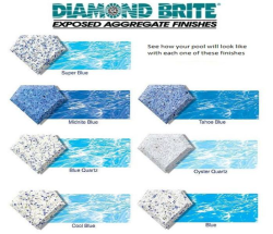 photos of diamond brite pool plaster samples for pool resurfacing mckinney tx