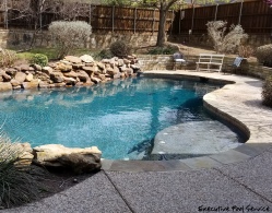 CrystalStones smooth "majestic isle" replaster McKinney, Tx. by Executive Pool Service