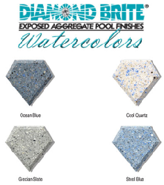photos of diamond brite pool plaster watercolors samples for pool resurfacing mckinney tx